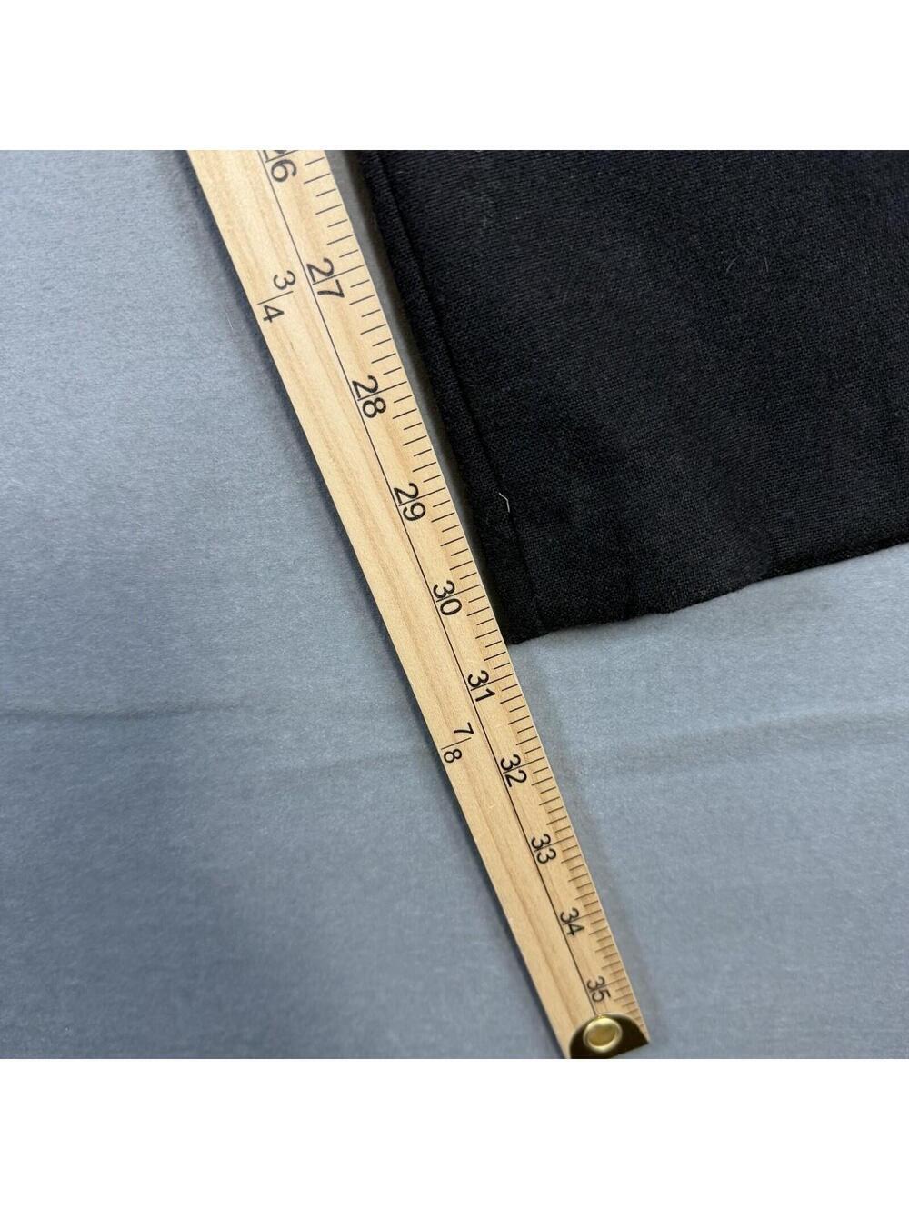 Zara Wool Blend Dress Pants Mens 30 Black Straight Leg Classic NWT $70 - Picture 8 of 9